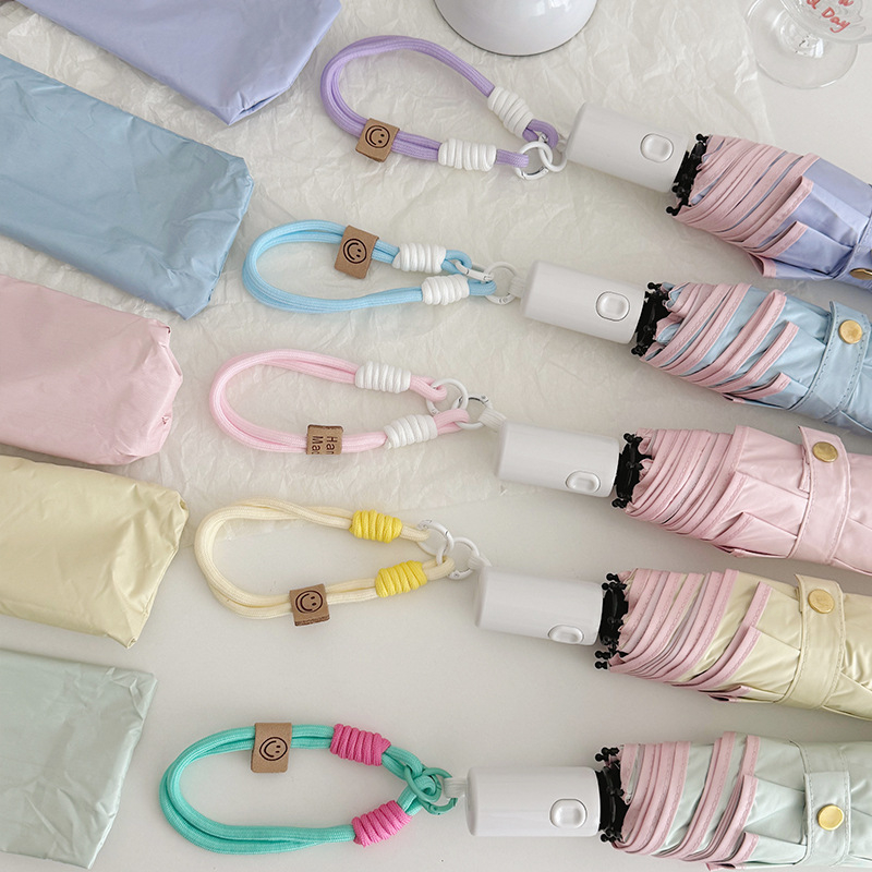 Her and His Love Automatska kišobran za kišu i sunce, s 8 željeznih rebara, 3-slojni dizajn, UV zaštita UPF50+, Impact Cloth materijal