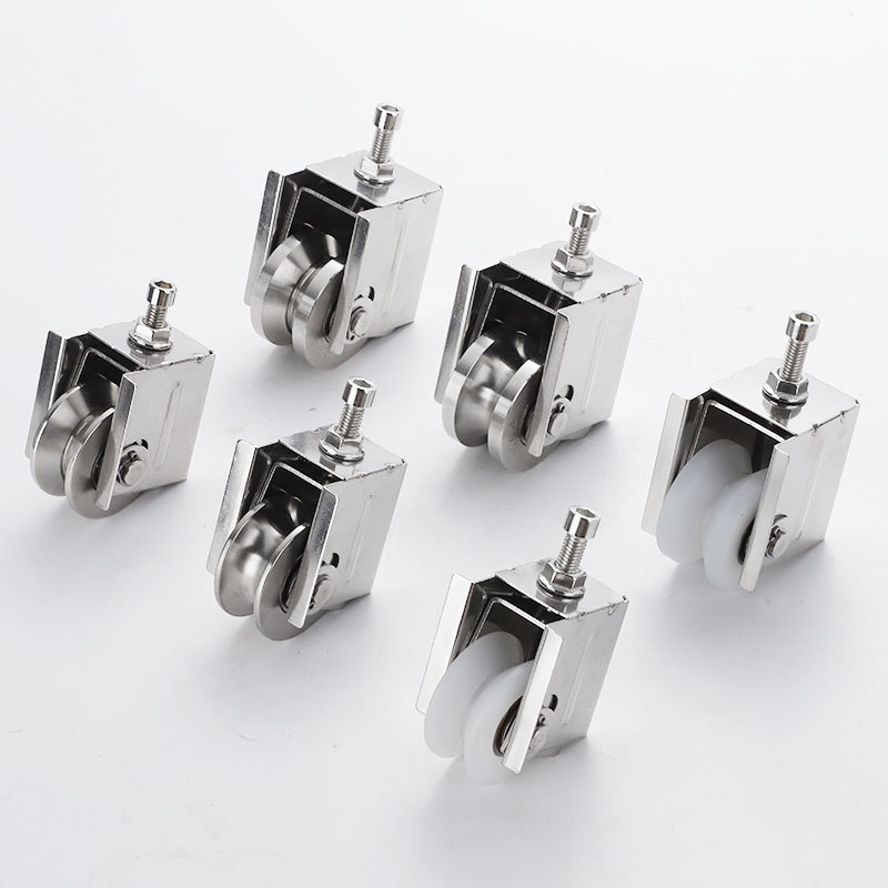 Shengyue Rozsdamentes acél állítható görgő tolóajtókhoz, automatizált rendszerekhez