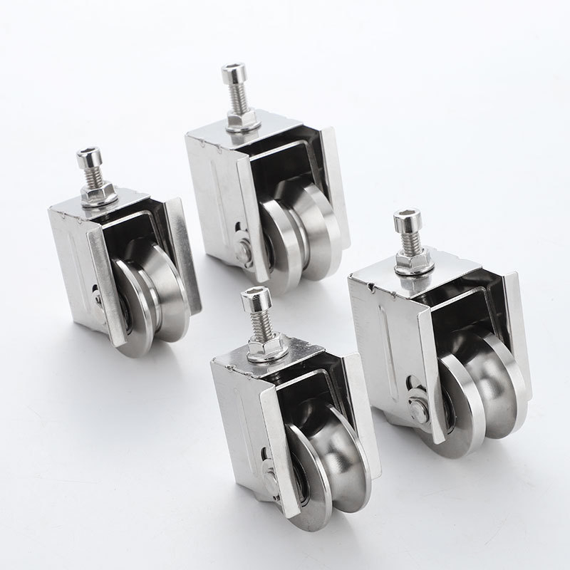 Shengyue Rozsdamentes acél állítható görgő tolóajtókhoz, automatizált rendszerekhez