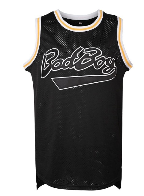 Muški košarkaški dres No. 72 Badboy, vezeni motiv, retro filmska verzija, poliester tkanina, pogodan za sve godišnje doba