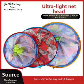Vanjska glava ribarske mreže, nano aluminijska legura, anti-zakači, dizajn s jednim glavom, nosivost 10 kg, dubina 25 cm