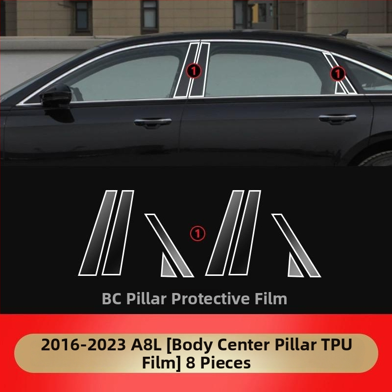 TPU φιλμ εσωτερικής προστασίας για κεντρική κονσόλα και πίνακα οργάνων Audi A8L/S8, διαφανές αυτοκόλλητο για περιοχή επιλογέα ταχυτήτων