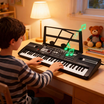 61-klavijenski elektronički organ za ranu edukaciju, PVC materijal, Golden Age, za djecu od 4 do 6 godina