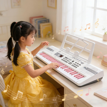 61-klavijenski elektronički organ za ranu edukaciju, PVC materijal, Golden Age, za djecu od 4 do 6 godina