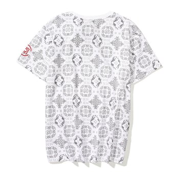 Muška majica s kratkim rukavima, okrugli izrez, print slovima, 95% pamuk, ko-brand Chen Guanxi