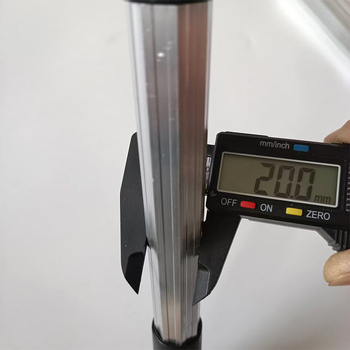 Aluminijska legura teleskopska štap za mrežu za ribolov, trodijelna, 126 g