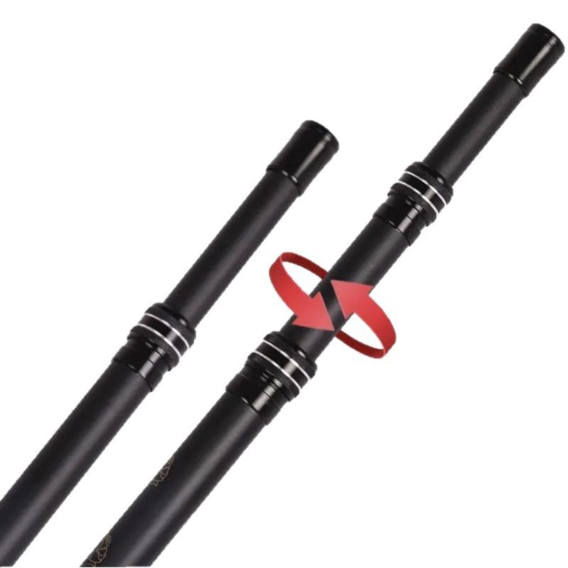 Karbonska štap za mrežu za ribolov, teleskopka, sa 4 sekcije