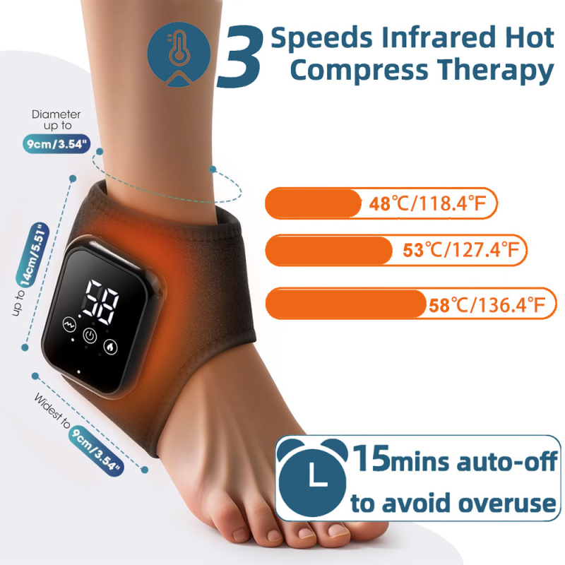 Ohřívač nohou s USB napájením, mechanický režim, 3,7V 7,5W, dotykový spínač