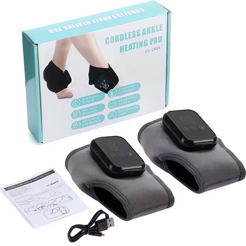 Ohřívač nohou s USB napájením, mechanický režim, 3,7V 7,5W, dotykový spínač