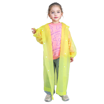 Pelerină de ploaie pentru copii din EVA, poncho într-o singură bucată, portabil pentru activități în aer liber