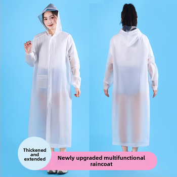 Unisex EVA kišni kaput za planinarenje i alpinizam, EVA tkanina 0,2 mm, debeli dizajn, windbreaker stil