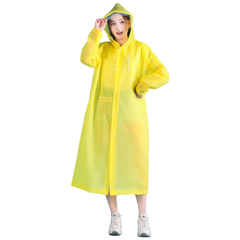 Unisex EVA kišni kaput za planinarenje i alpinizam, EVA tkanina 0,2 mm, debeli dizajn, windbreaker stil