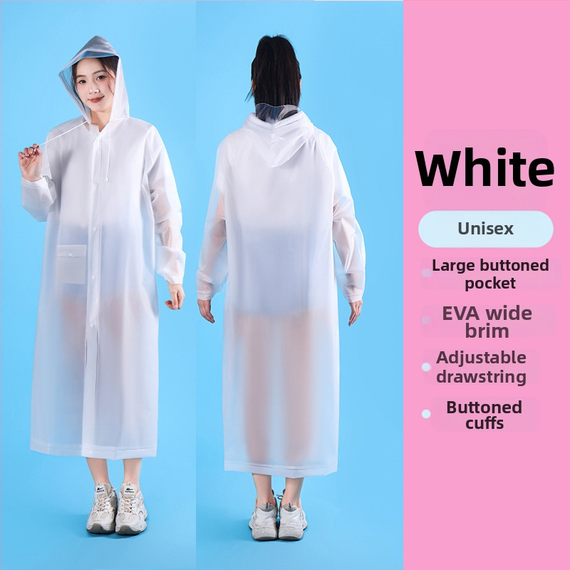 Unisex EVA kišni kaput za planinarenje i alpinizam, EVA tkanina 0,2 mm, debeli dizajn, windbreaker stil