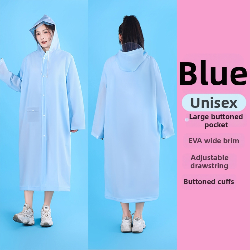 Unisex EVA kišni kaput za planinarenje i alpinizam, EVA tkanina 0,2 mm, debeli dizajn, windbreaker stil