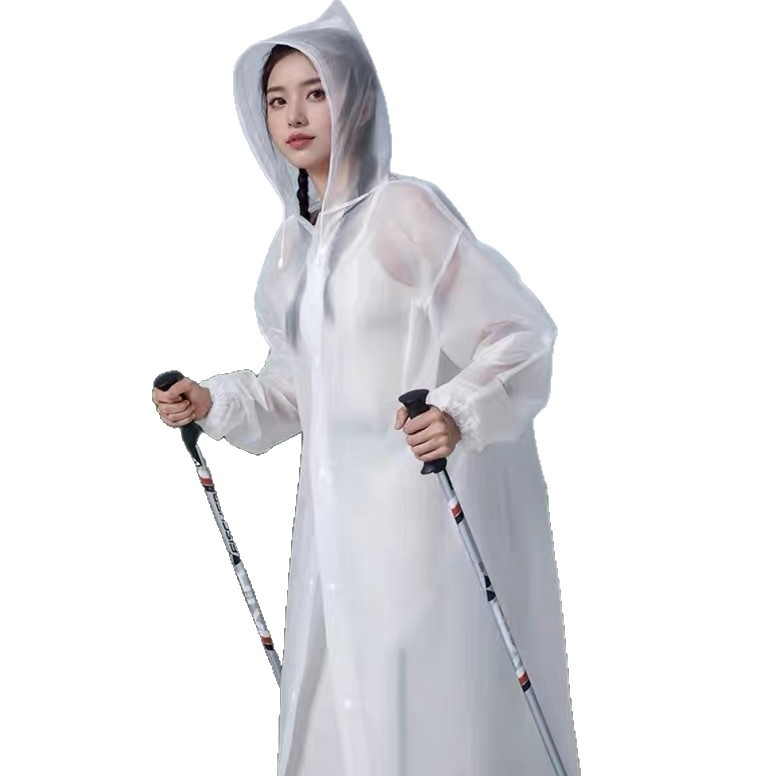 Poncă de ploaie EVA pentru adulți, țesătură groasă, strat impermeabil cu adeziv PU