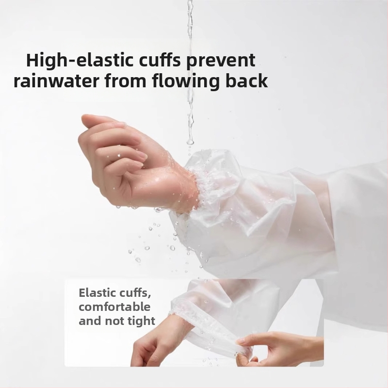 Poncă de ploaie EVA pentru adulți, țesătură groasă, strat impermeabil cu adeziv PU