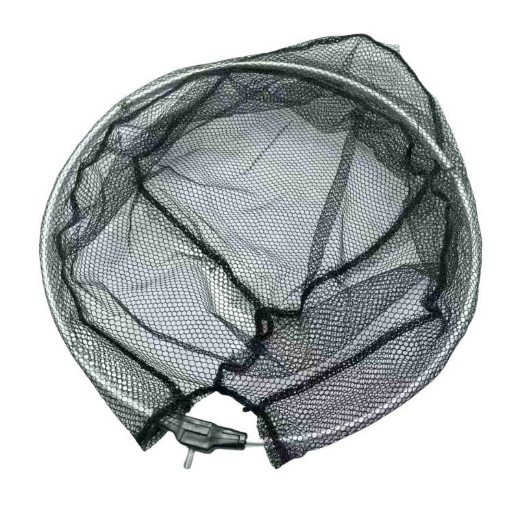 Capă de plasă de pescuit din aliaj de aluminiu, pliabilă, cu 35 ochi mici, adâncime 16/20 cm