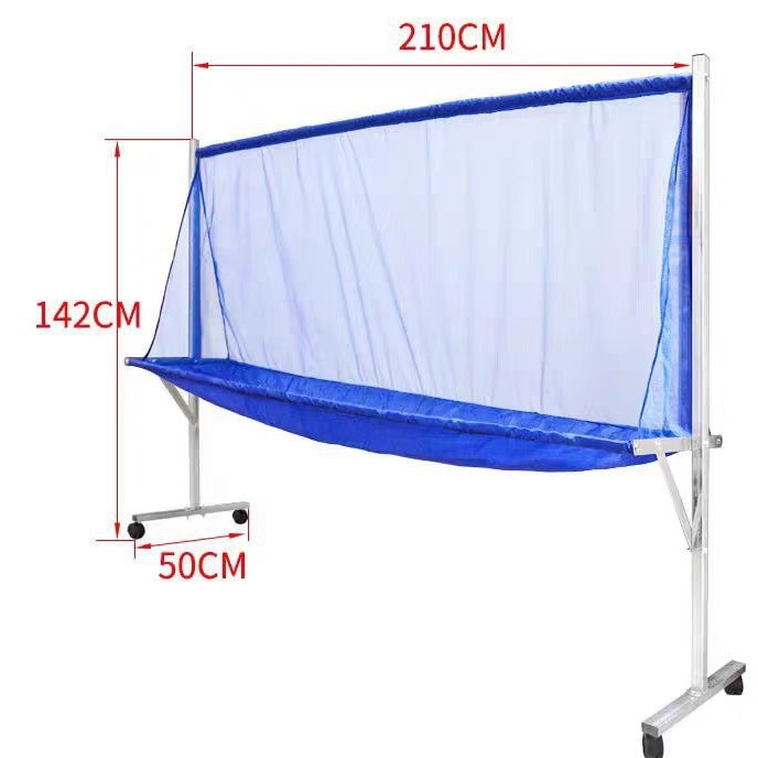 Φορητό Δίχτυ Συλλογής Μπαλών για Πινγκ-Πονγκ, Μετακινούμενο Δίχτυ Σύλληψης με Πλαίσιο για Πολλαπλά Μπαλάκια