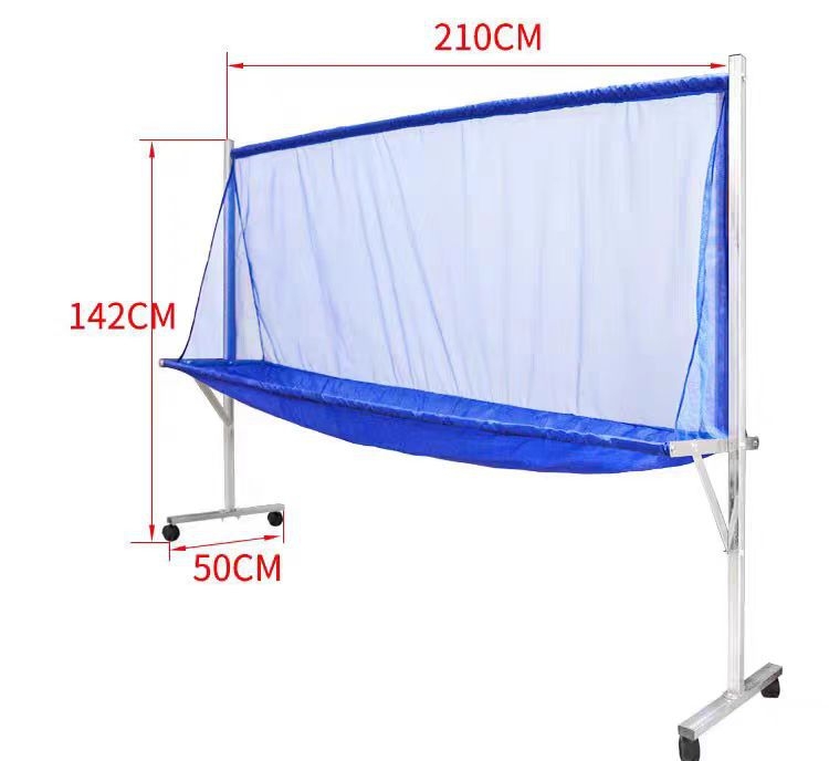 Φορητό Δίχτυ Συλλογής Μπαλών για Πινγκ-Πονγκ, Μετακινούμενο Δίχτυ Σύλληψης με Πλαίσιο για Πολλαπλά Μπαλάκια