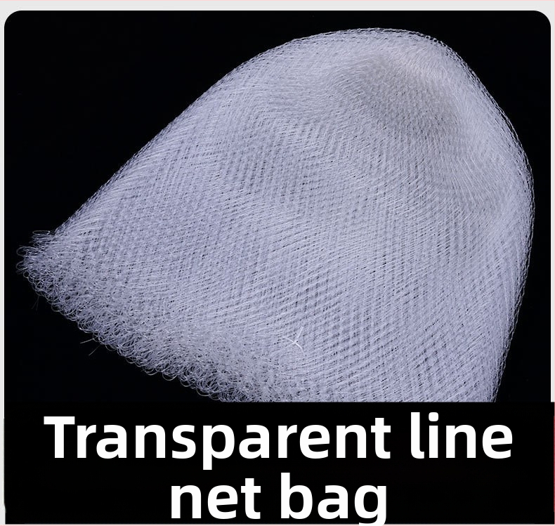 Nylonová monofilamentová hlava siete na rybolov, priehľadná