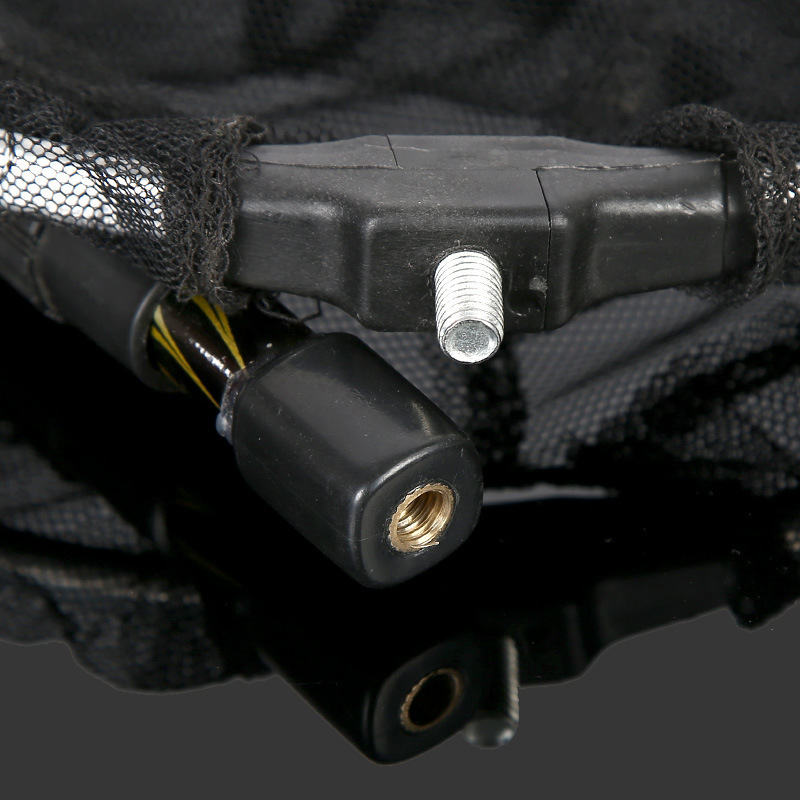 Hurricane alumíniumötvözetű háromrészes teleszkópos hálóbot fejével, kihúzható fej