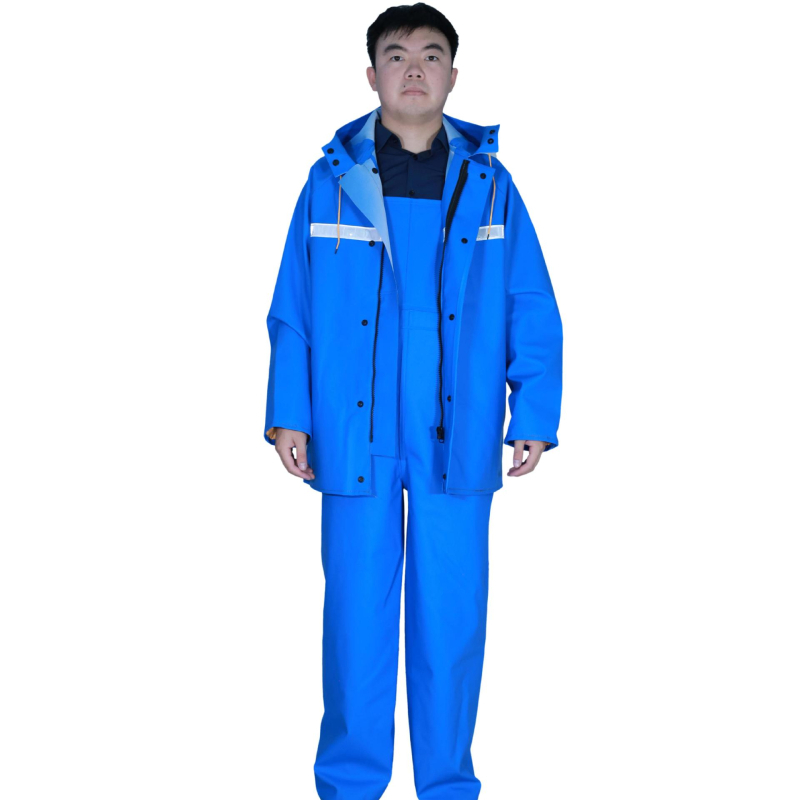 PVC pončo za kišu, podijeljeni model, za odrasle, vodootporan set hlača za kišu