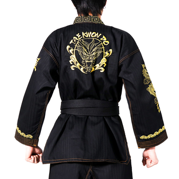 Taekwondo odijelo s dugim rukavima za djecu i odrasle, tkanina mercerisani pamuk i poliester
