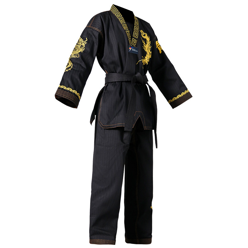 Taekwondo odijelo s dugim rukavima za djecu i odrasle, tkanina mercerisani pamuk i poliester