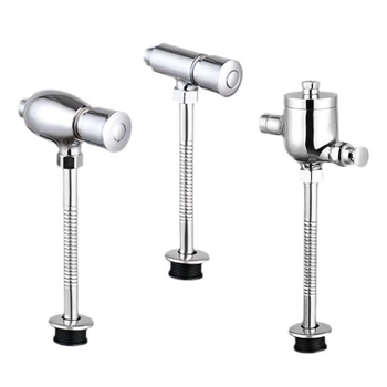 Pedálový splachovací ventil, meďná zliatina, povrchová/skrytá montáž, 1 palcový výstup, tlak vody 0,1–0,6 MPa, čas splachovania 3–6 s