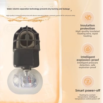 Φορτιζόμενη τσάντα ζεστού νερού για τα πόδια με προστασία από έκρηξη και αυτόματη απενεργοποίηση, βελούδινο εξωτερικό – 220V, 380W, PVC, 1,5 kg