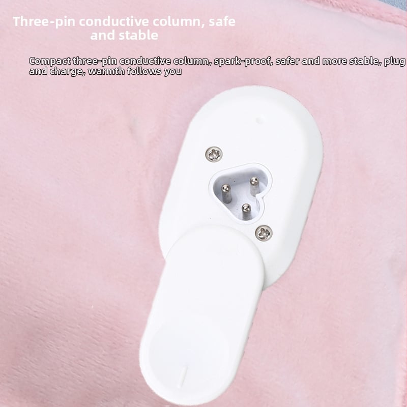 Φορτιζόμενη τσάντα ζεστού νερού για τα πόδια με προστασία από έκρηξη και αυτόματη απενεργοποίηση, βελούδινο εξωτερικό – 220V, 380W, PVC, 1,5 kg