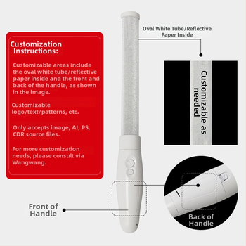 LED žiarič s 15 farebnými zmenami, tlač loga, ABS+PS, ručne držaný rekvizit