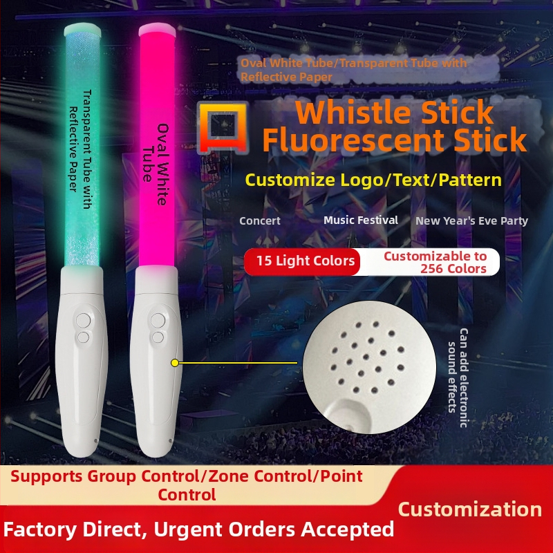 LED žiarič s 15 farebnými zmenami, tlač loga, ABS+PS, ručne držaný rekvizit