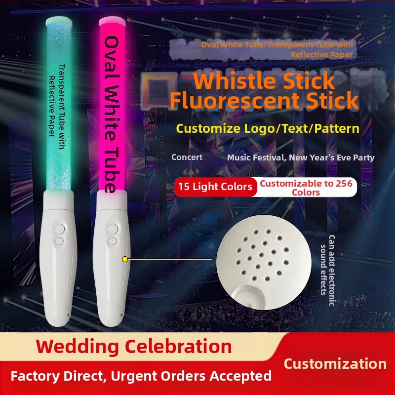 LED žiarič s 15 farebnými zmenami, tlač loga, ABS+PS, ručne držaný rekvizit