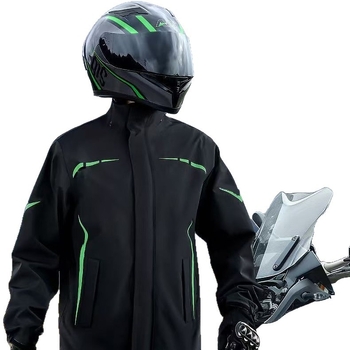 Комплект дъждовно пончо и панталони за възрастни – Oxford плат, дебел, водоустойчив с PVC лепило, за каране на открито