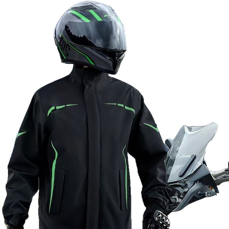 Комплект дъждовно пончо и панталони за възрастни – Oxford плат, дебел, водоустойчив с PVC лепило, за каране на открито