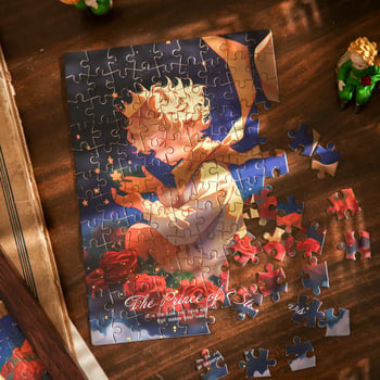 Mr. Paper plosni puzzle, serija Little Universe, za uzrast 7–14 godina, ilustracije i ploče, pakirano u šarenoj kutiji.
