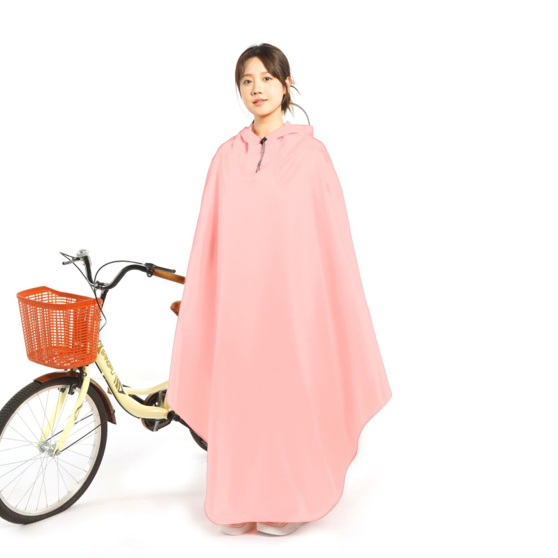 Egyrészes kerékpáros poncsó, Oxford anyagból készült esőkabát, PVC vízálló réteg, felnőtt, 1 személy, logó testreszabás