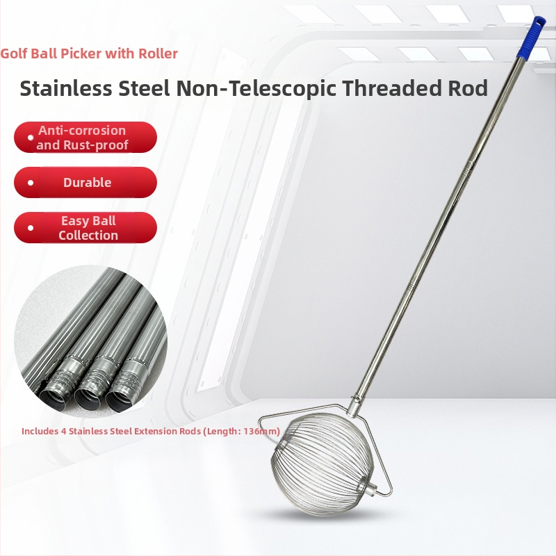 Labda felvevő/gyűjtő – 304 rozsdamentes acél – golfhoz – Golf kiegészítők