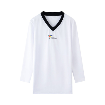 Taekwondo natjecateljska uniforma – produžena verzija, brzo se suši, prozračna, prilagodljiva; materijal: smjesa kemijskih vlakana (88% polyester); podstava: Milk Silk (100% Milk Silk)