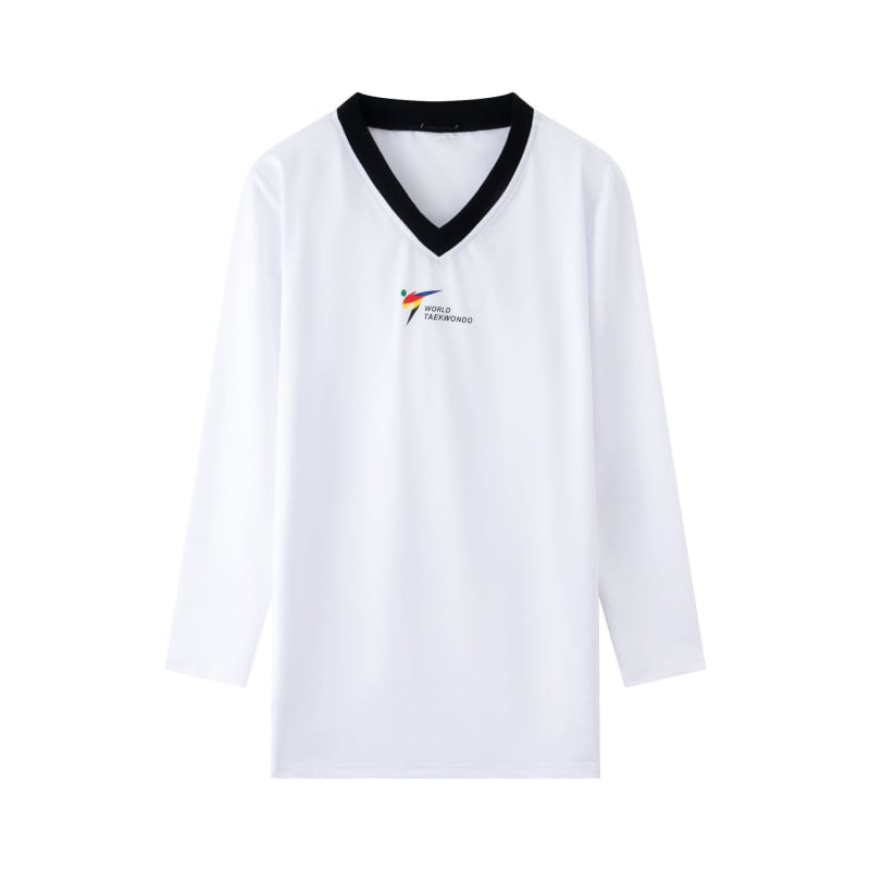 Taekwondo natjecateljska uniforma – produžena verzija, brzo se suši, prozračna, prilagodljiva; materijal: smjesa kemijskih vlakana (88% polyester); podstava: Milk Silk (100% Milk Silk)