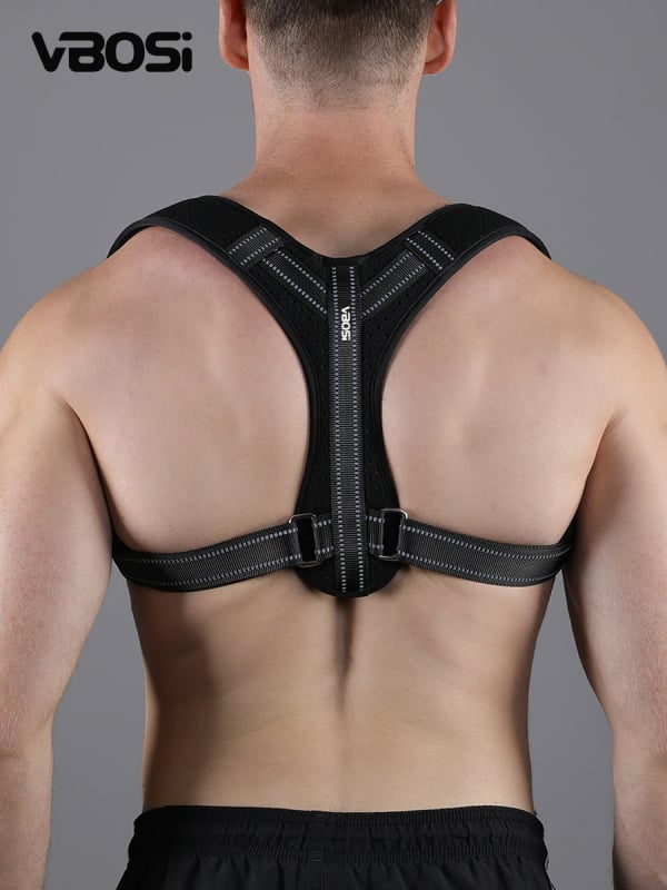 VBOSI Ζώνη Διόρθωσης Θέσης για Ενήλικες – Ρυθμιζόμενη Πλάτη, Υποστήριξη Ώμων, Πολυεστερική Ίνα