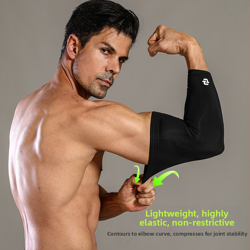 Протектори за лакти с медни йони – за възрастни, подходящи за колоездене, баскетбол, тенис и бадминтон