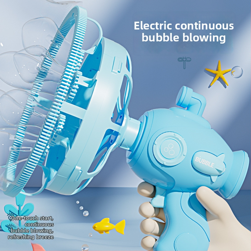 Ръчна машина за балончета с дизайн Bubble-in-Bubble, без протичане, пластмасова електрическа играчка за деца 7–14 г., 3C сертифицирана