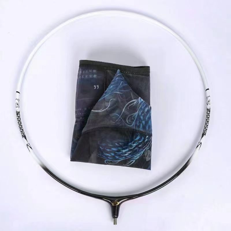 Jednodelna oblikovana glava mreže za fly fishing, anti-hook dizajn, karbonska zlitina, model 3540