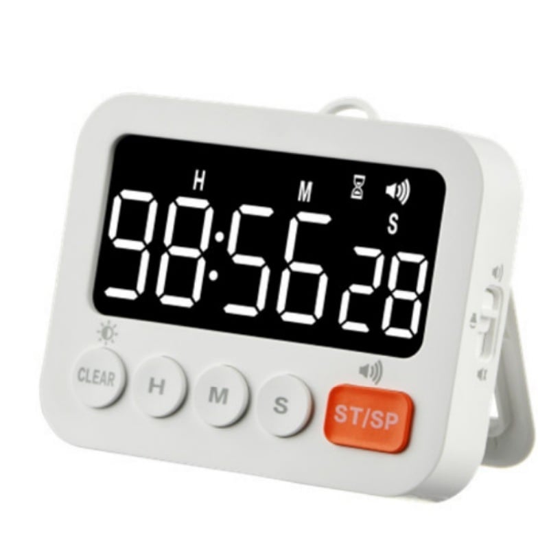 LED digitalni timer za odbrojavanje s alarmom i termometrom – baterijski kuhinjski timer