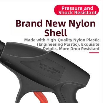 Pușcă de spălat auto cu presiune înaltă, supapă reglabilă și duză în formă de pală