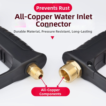 Pușcă de spălat auto cu presiune înaltă, supapă reglabilă și duză în formă de pală