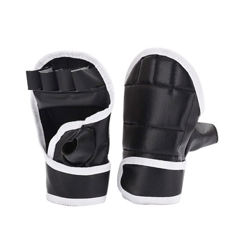 Félujjas MMA bokszkesztyűk felnőtteknek – Taekwondo edzés, csuklóvédelem, 46,5 g, 2025-ös kiadás