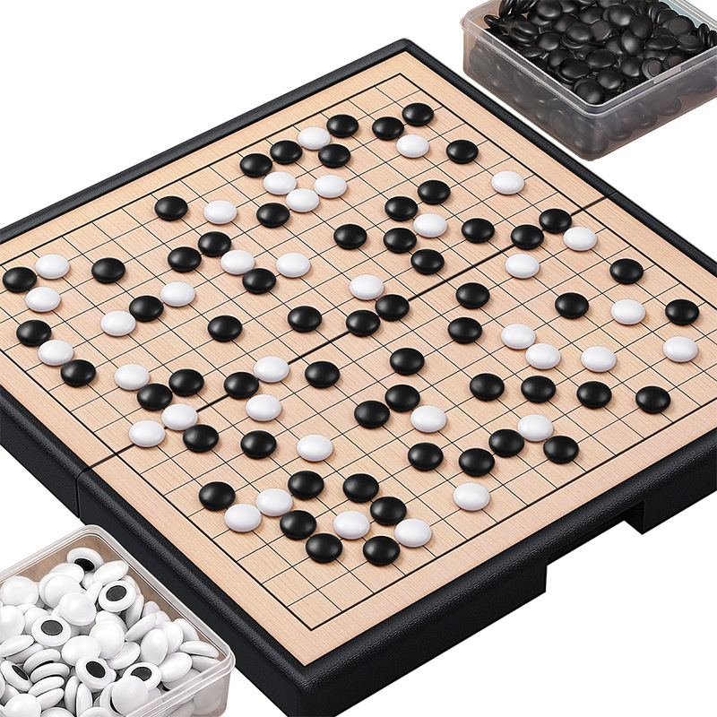 Magnetska ploča Go i Gomoku za djecu – prijenosna, PVC + magneti, uzrast 7–14, Starship